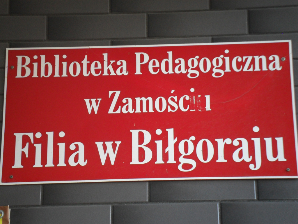 Biblioteka Pedagogiczna w Zamościu, Filia w Biłgoraju (1)