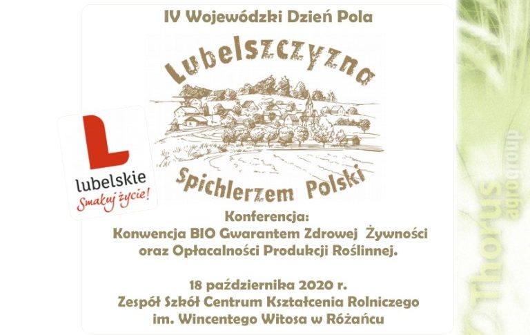 Lubelszczyzna Spichlerzem Polski 2020-1
