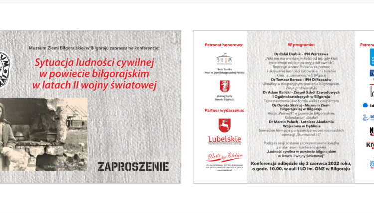 Muzeum zaproszenia Sytuacja Ludności Cywilnej w Powiecie Biłgorajskim 13.05.2022