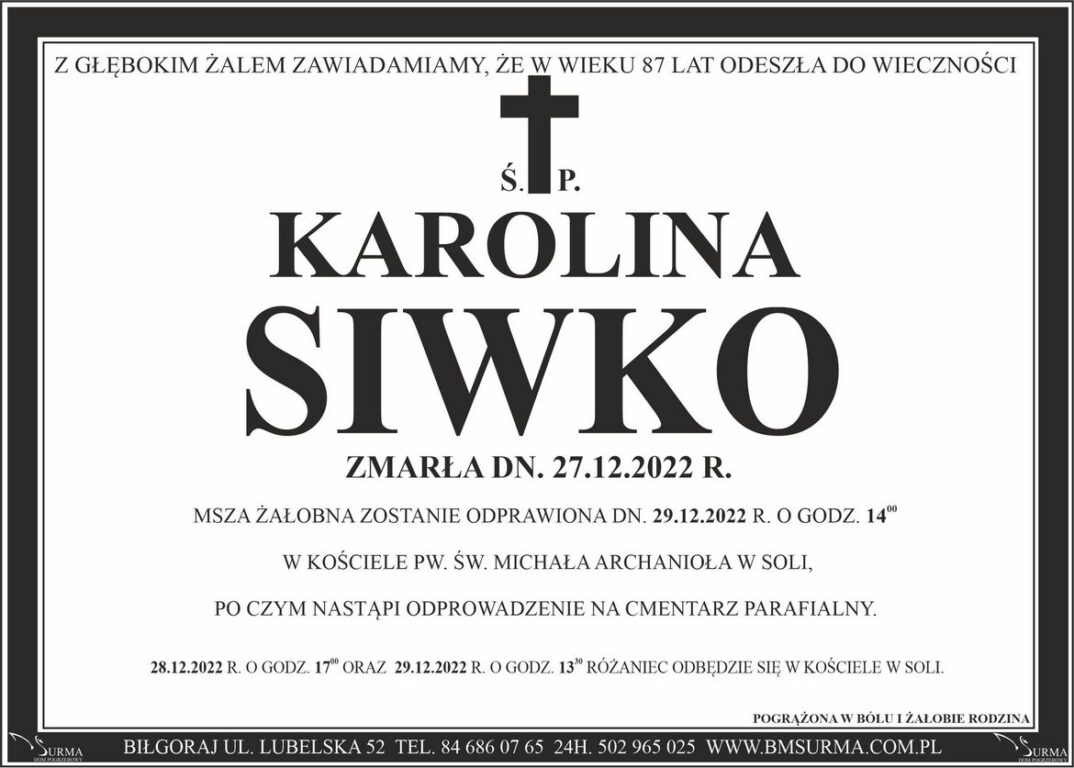 surma-usługi-pogrzebowe-biłgoraj-nekrologi-karolina-siwko (Kopiowanie)